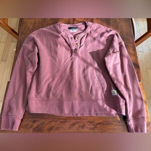 Carhartt Women’s Burgundy Thick Henley